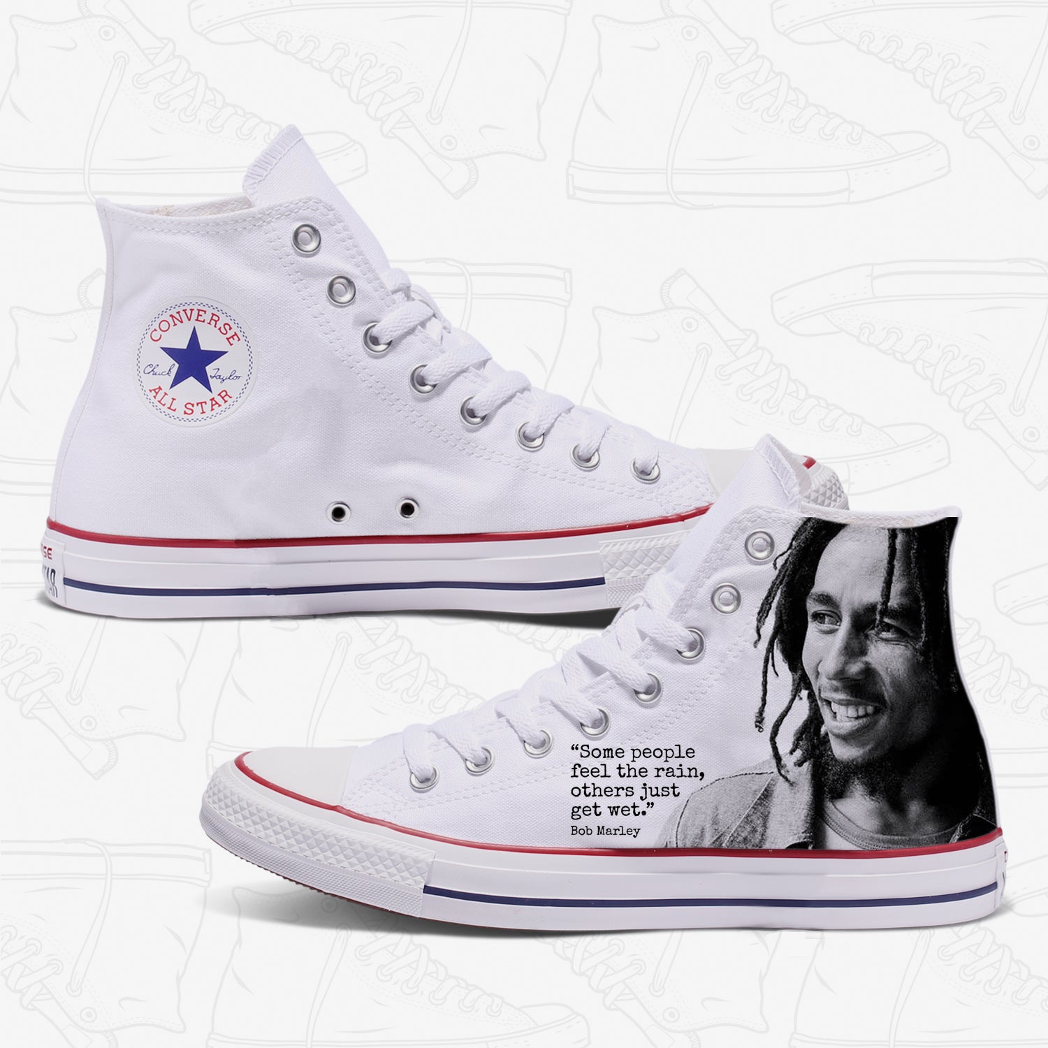 white converse high tops for men