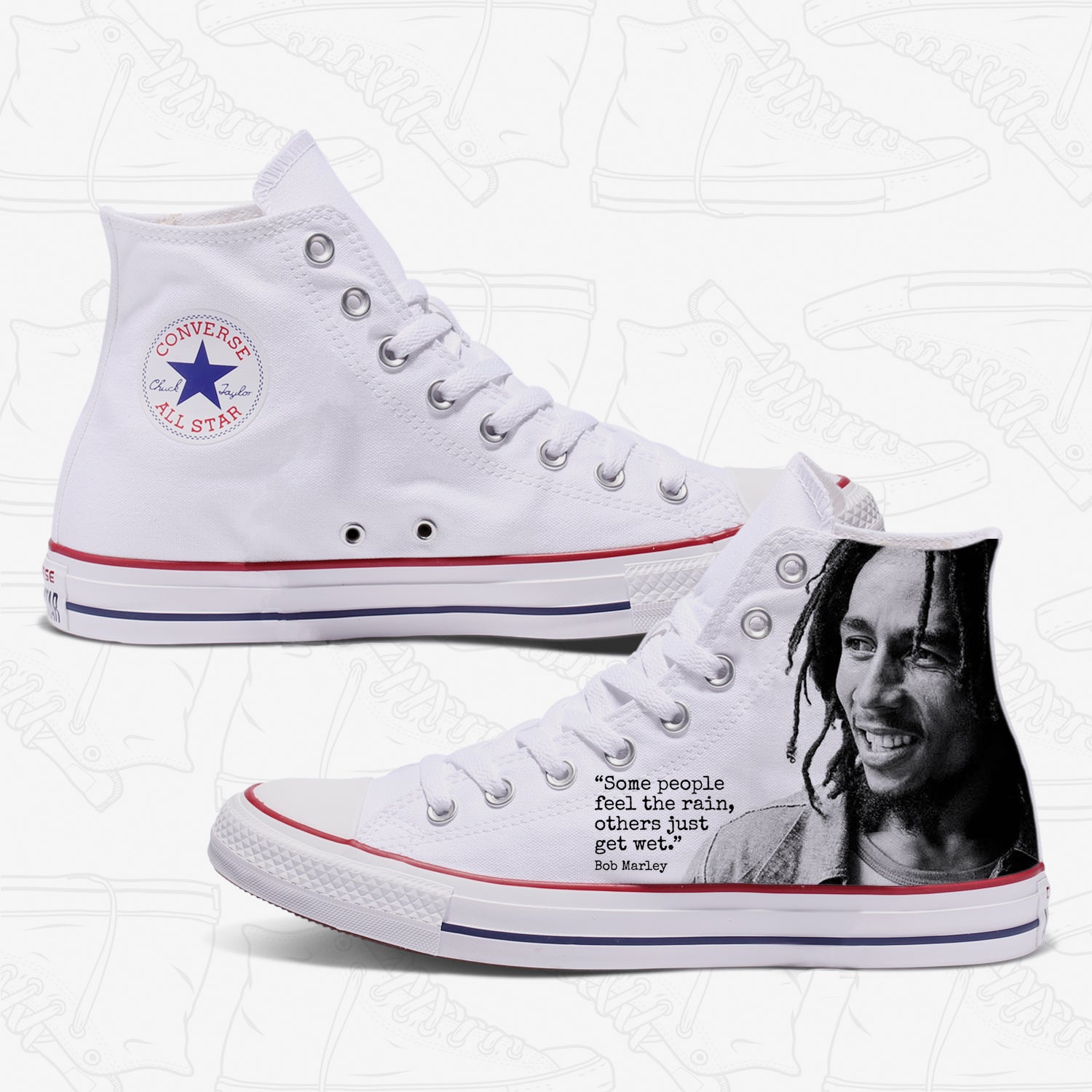 converse shoes bob marley