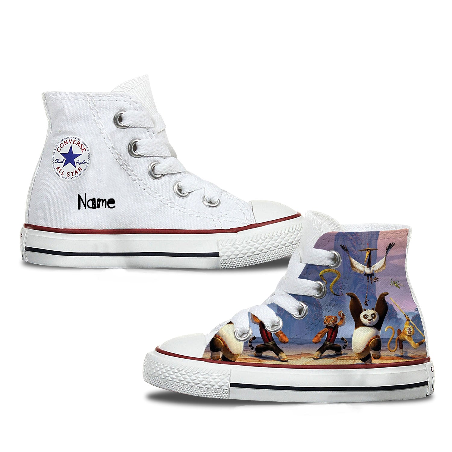 Converse Custom Kung Fu Panda Kids 