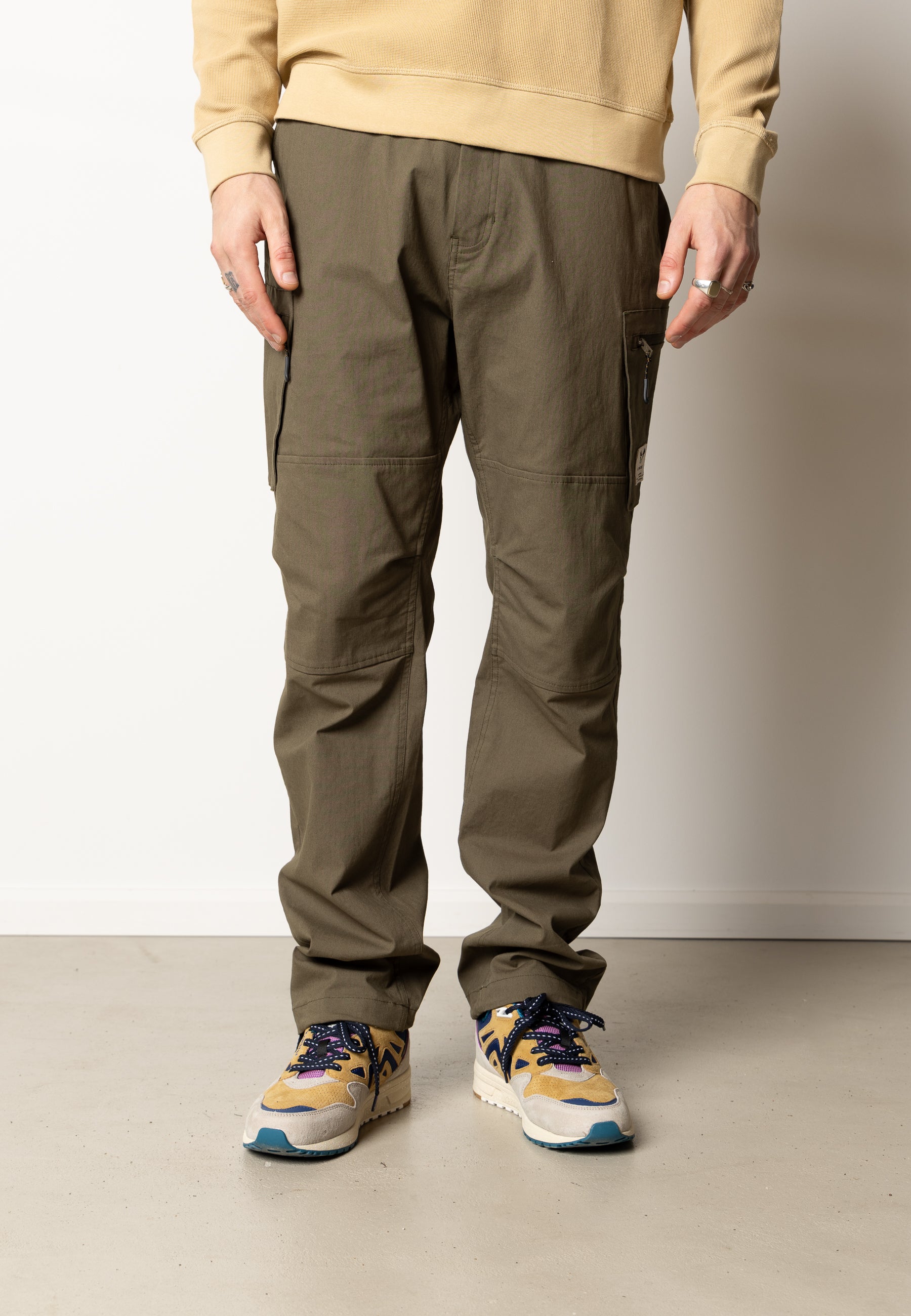 PAVEMENT RIPSTOP CARGO PANTS - Army