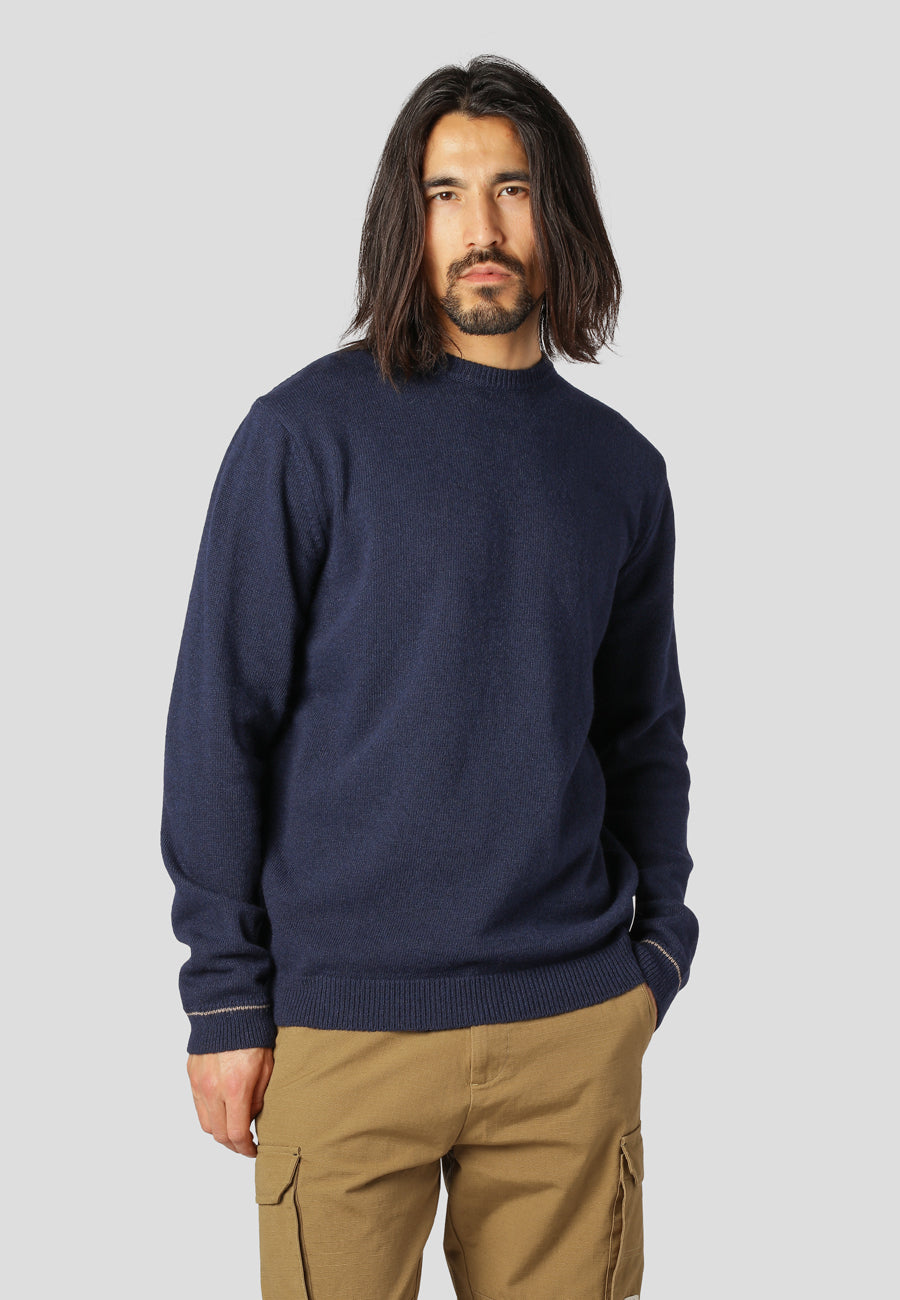 Billede af CAMERON KNITTED SWEATER - Navy Mix