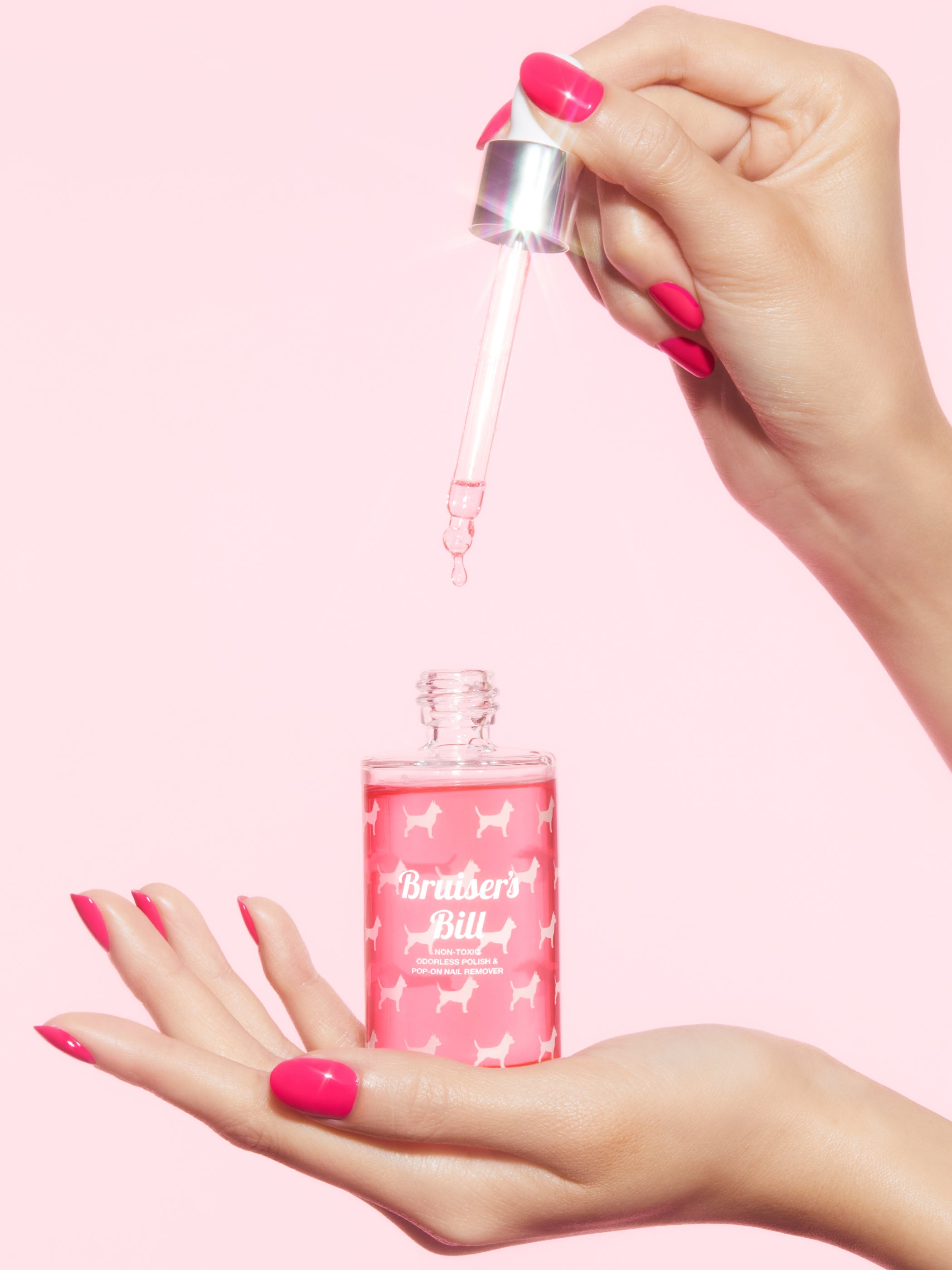 Product image for BRUISER'S BILL NON-TOXIC ODORLESS POLISH & POP-ON NAIL REMOVER