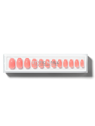 Multi Award-Winning Reusable Pop-On Manicures® in Delicate Pink Short  Almond – STATIC NAILS