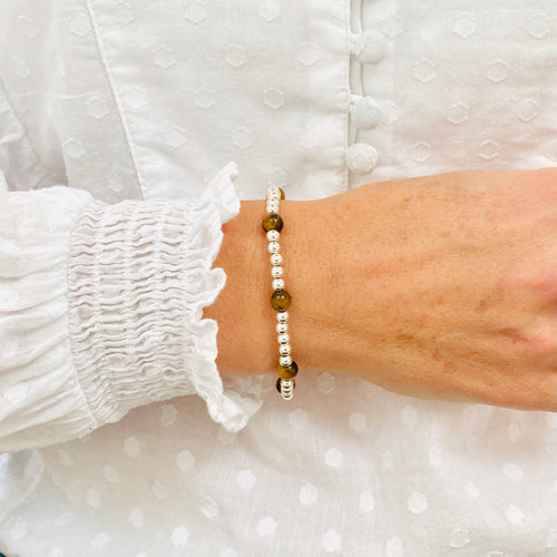 Tiger Eye Bracelet, Tiger Eye Bead Bracelet