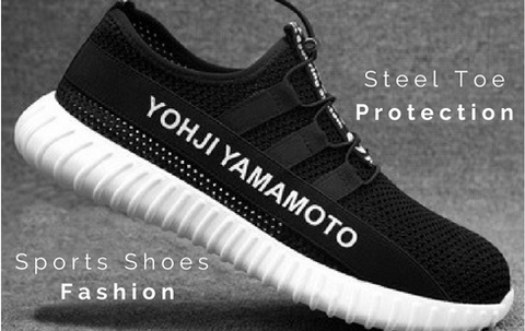 KTG Safety Shoes - Steel Toe Protection, Sports Shoes Fashion