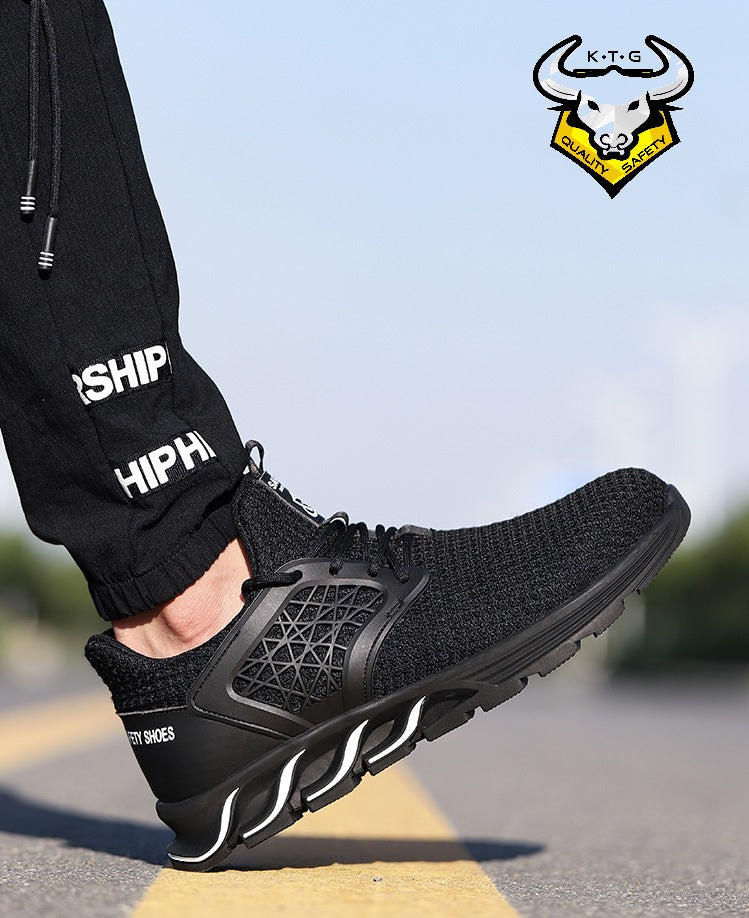 Steel Toe Sports Safety Shoes - Model SS55 - Black – KTG Safety