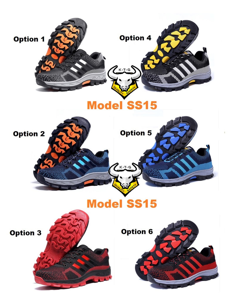 Steel Toe Sports Safety Shoes - Model 