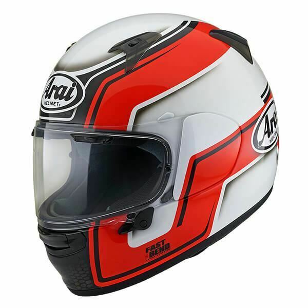 Arai Profile V Bend Red Full Face Motorcycle Helmet