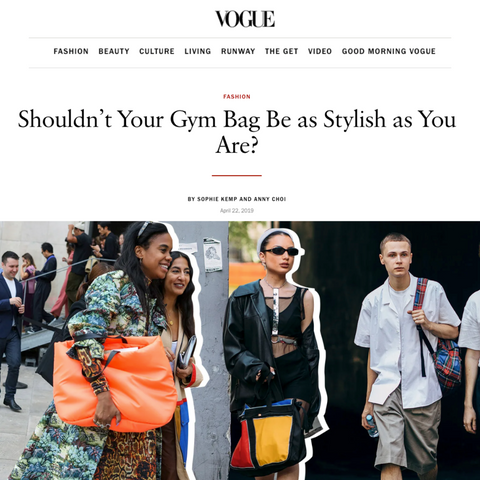 Shouldn't your gym bag be as stylish as your are