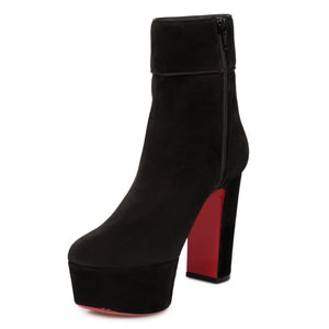 christian louboutin platform booties