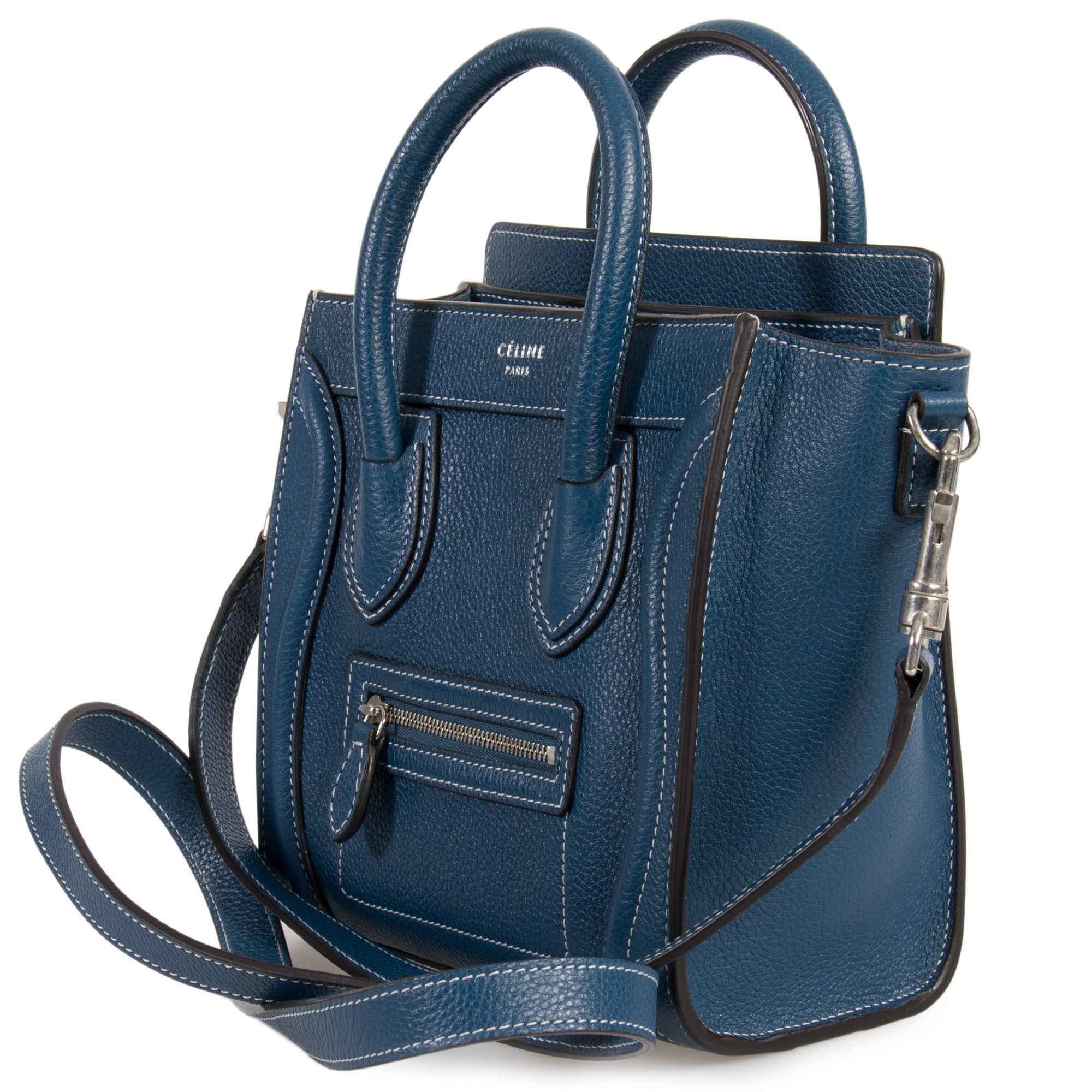 celine nano luggage navy