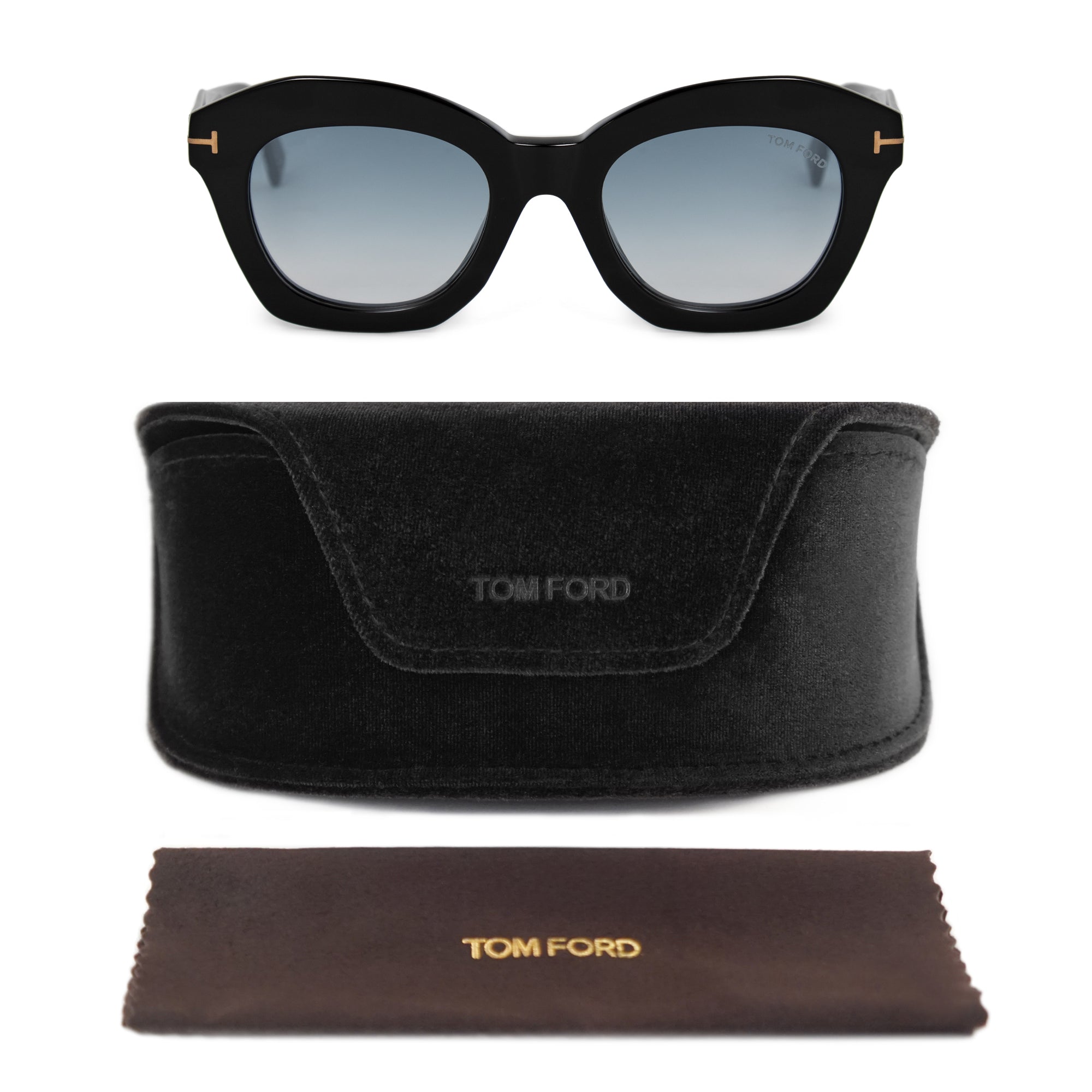 Tom Ford Bardot Butterfly Sunglasses FT0689 01P 53 – Foxy Luxury