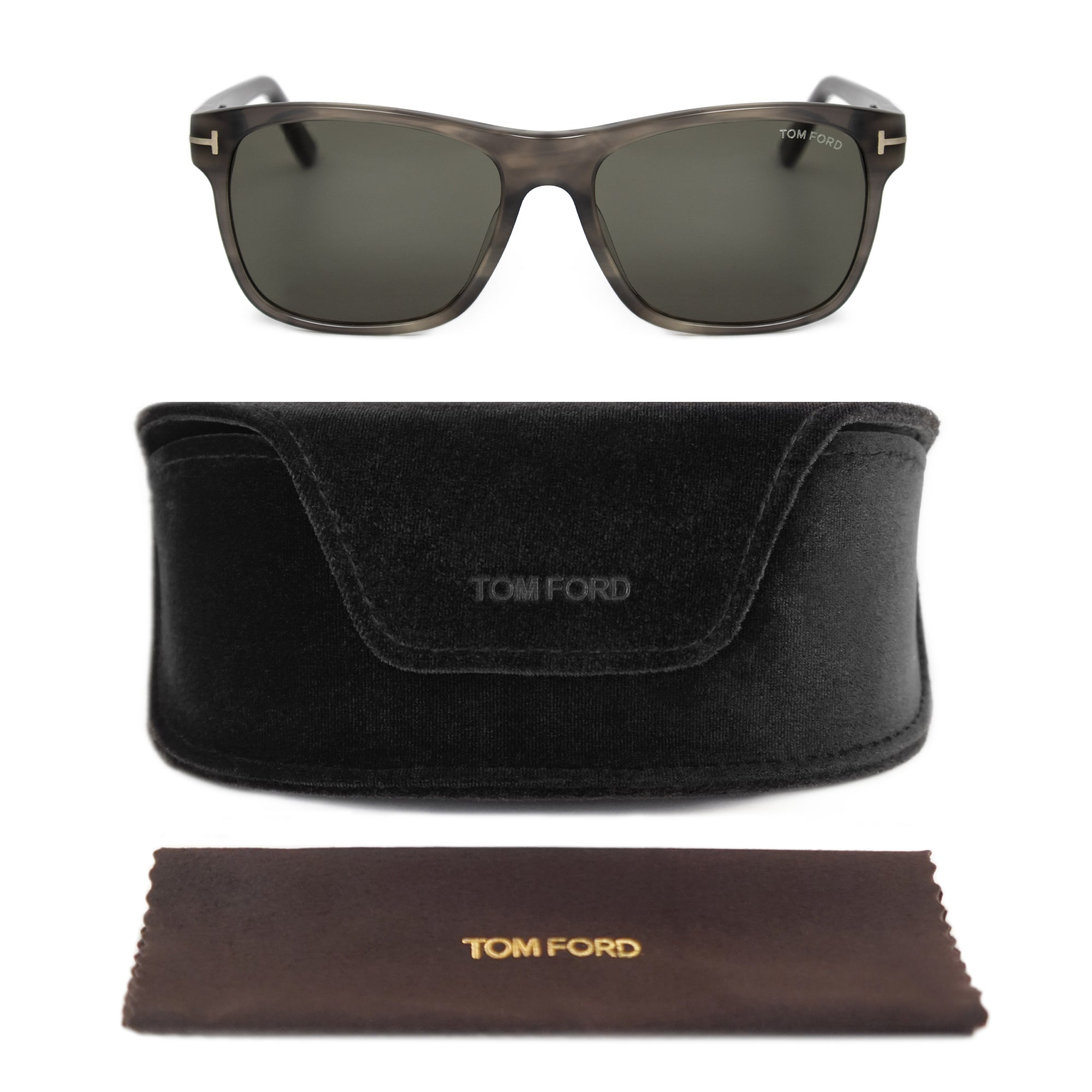 Tom Ford Giulio Rectangular Sunglasses FT0698-F 47N 59 – Foxy Luxury