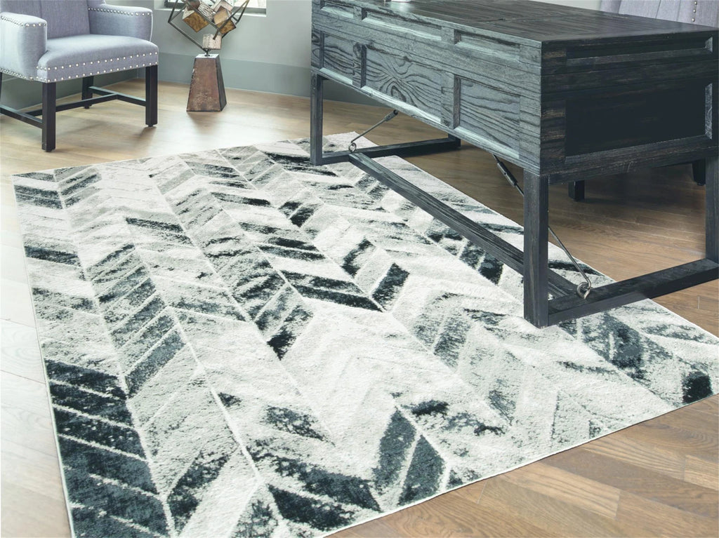 Feizy Micah Rug 3048F In Gray/Silver