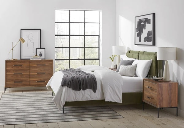 ART Furniture Bobby Berk Kirkeby UPH Bed - Moss