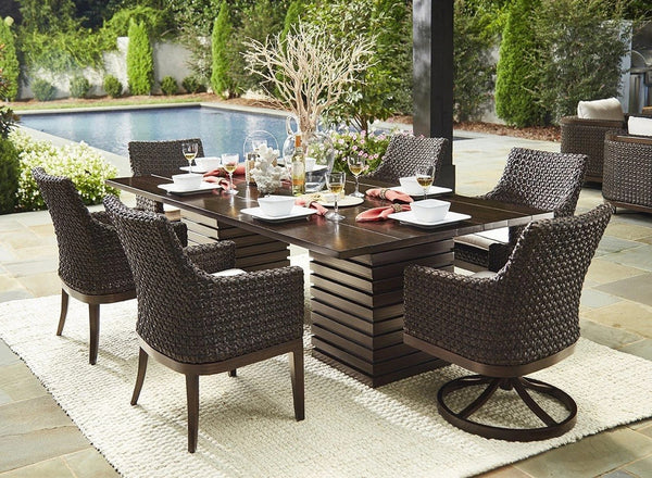 ART Furniture Epicenters Brentwood Outdoor Cypress Rectangular Dining Table