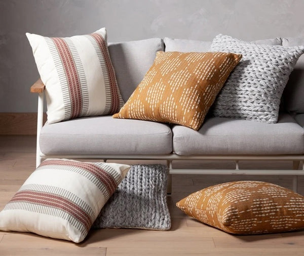Four Hands Alvia Outdoor Pillow- Set Of 2-Light Gre