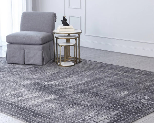 Global Views Graph Rug-Grey 5x8