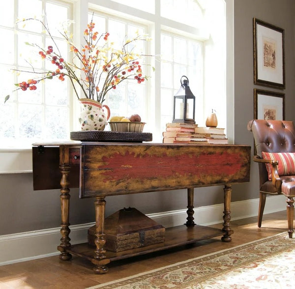 Hooker Furniture Drop Leaf Console Table