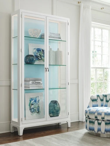 Lexington Avondale Lakeshore Curio Back Panel Sky Blue