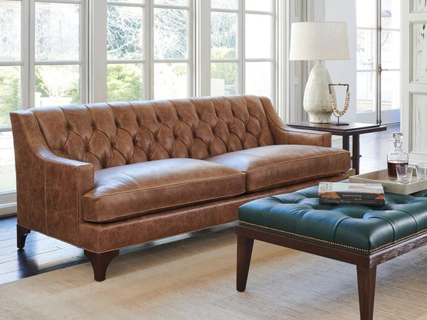 Lexington Upholstery Silverado Sonoma Leather Sofa