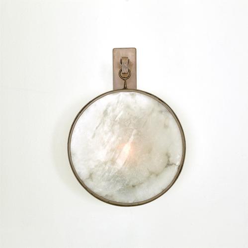 Global Views Anya Wall Sconce-Black/Bronze