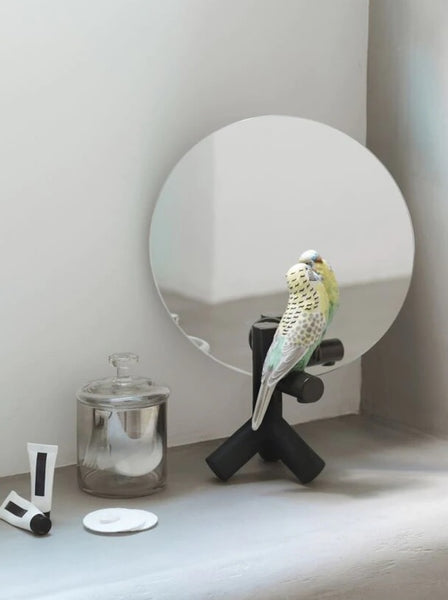 Lladro Parrot Vanity Vanity Mirror