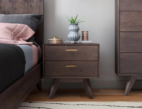 TOV Loft Wooden Nightstand