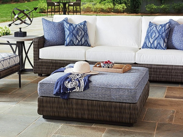 Tommy Bahama Outdoor Cypress Point Ocean Terrace Cocktail Ottoman