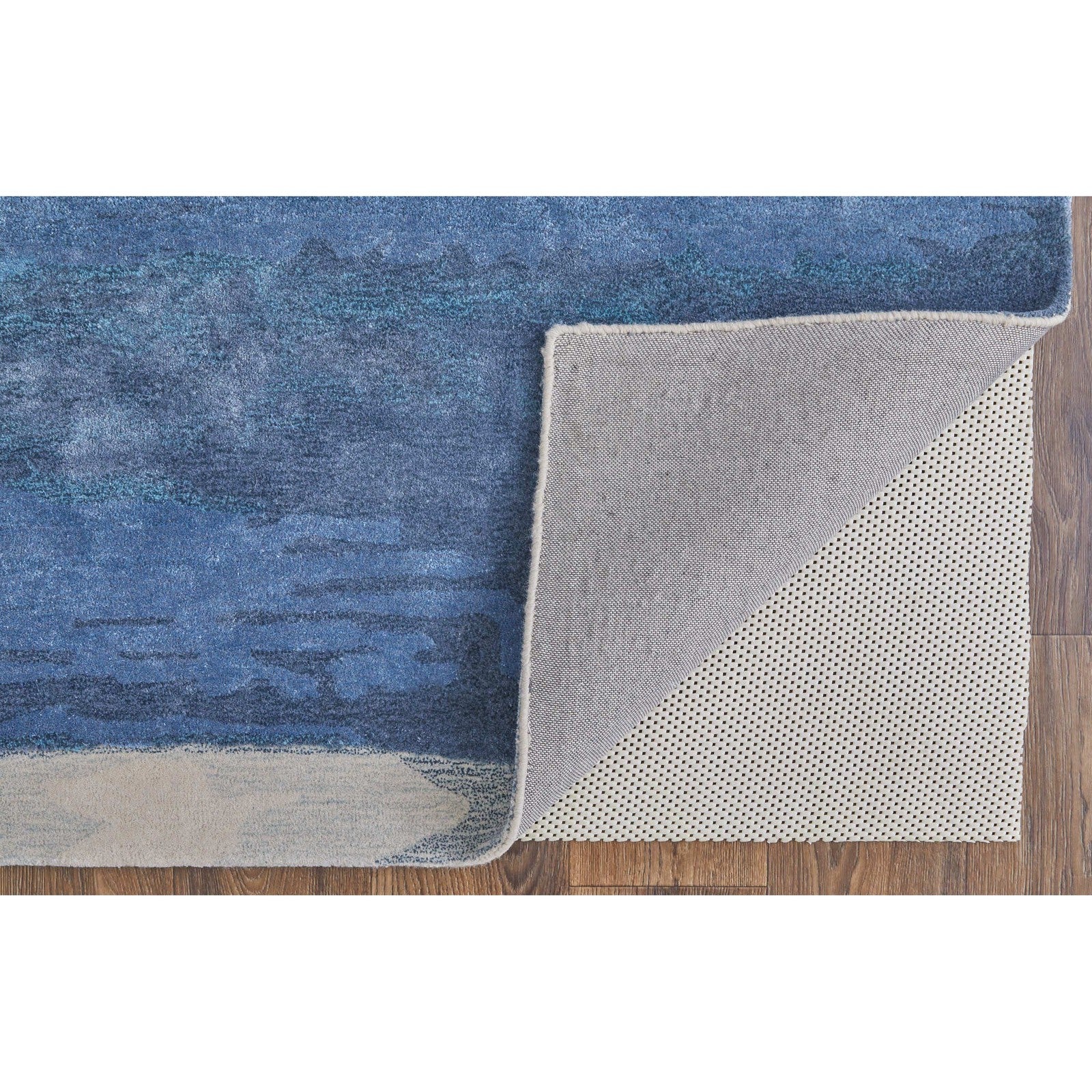 Feizy's Anya 8921F Transitional Rug with an Abstract Design in Blue/Ivory