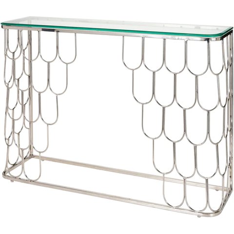 Surya Cage Console Table