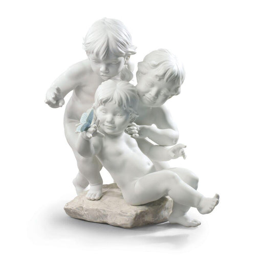 Lladro Fishing with Gramps Figurine