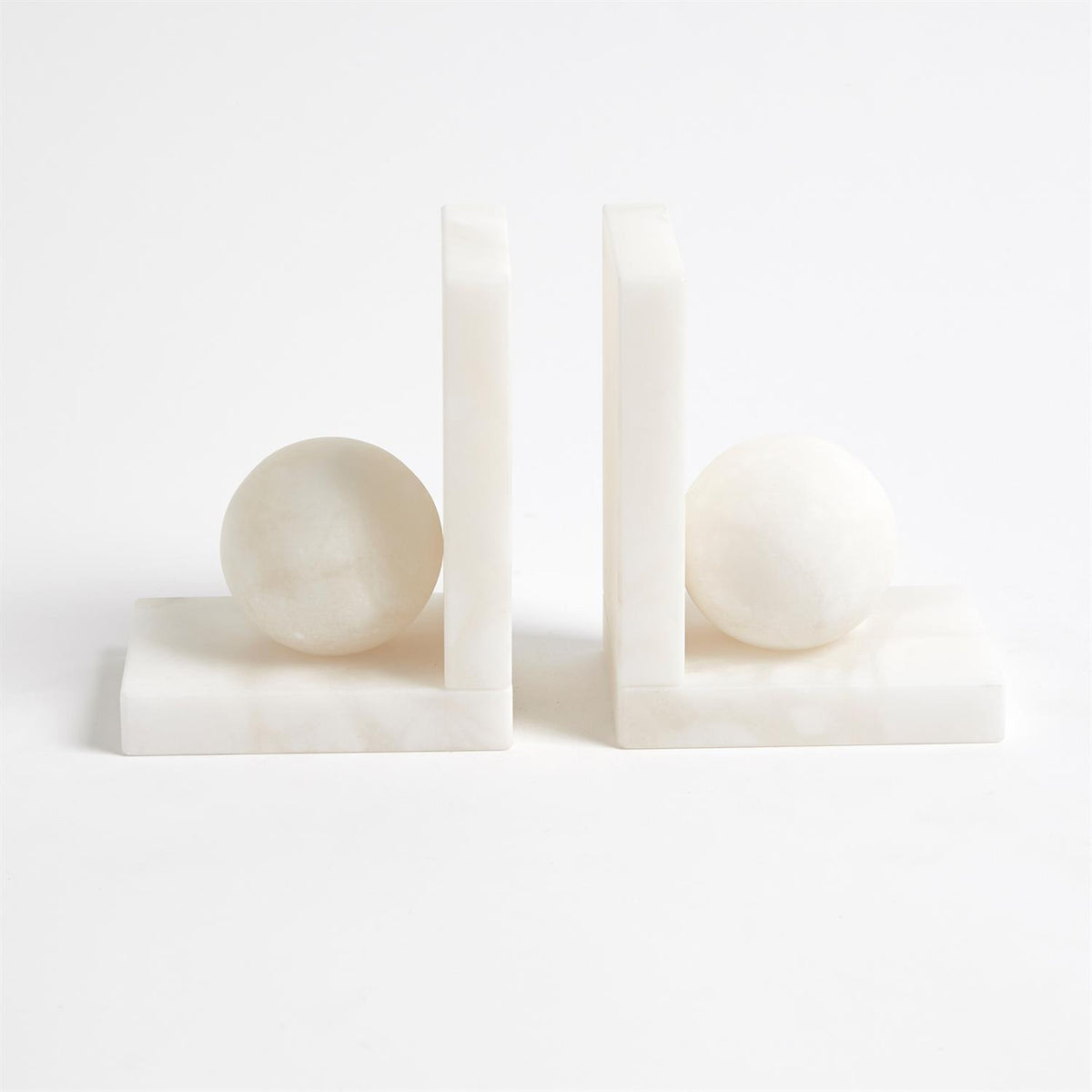 habitat glass ball bookends