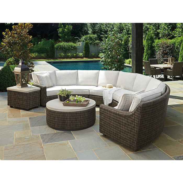 outdoor circle sectional