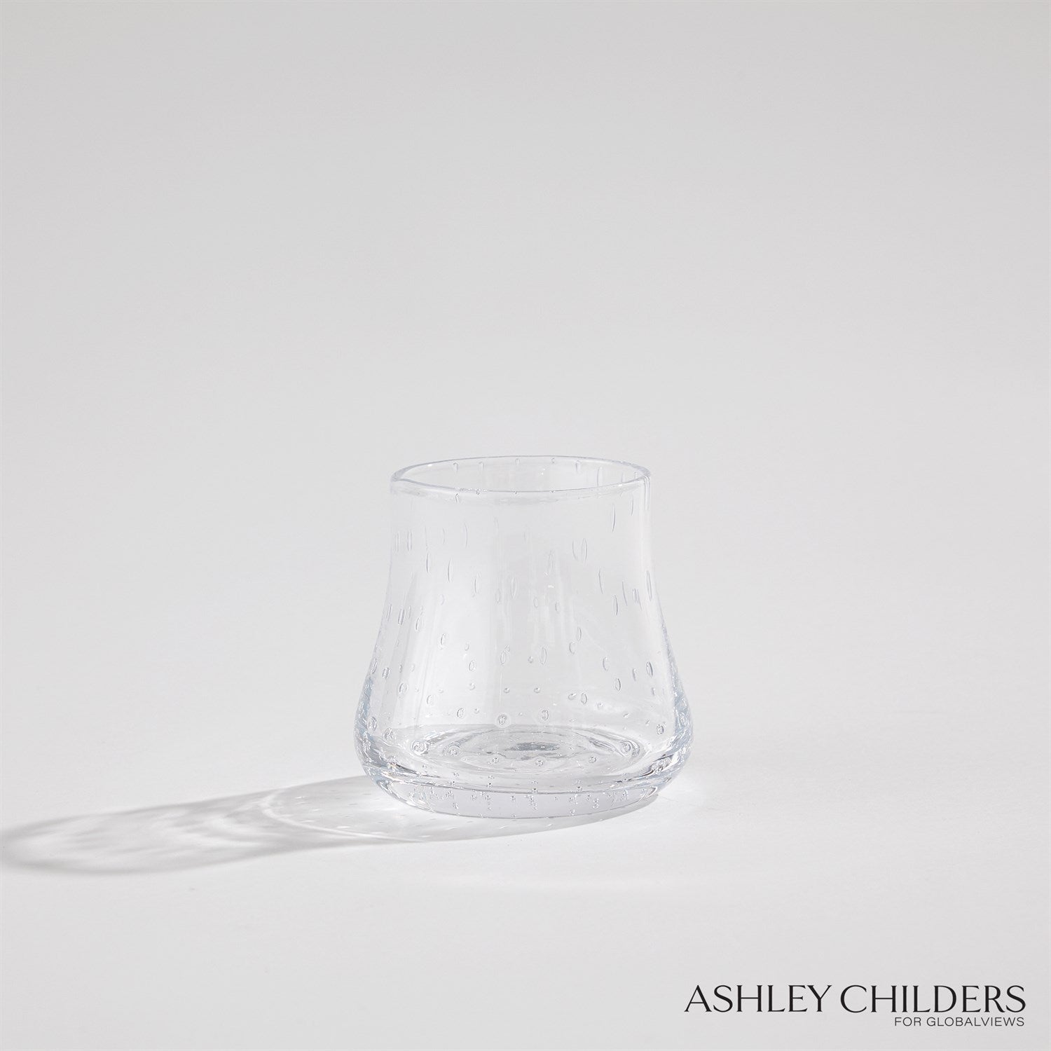 Double Wall Glass Cup With Logo on Side 350ml/11.8oz