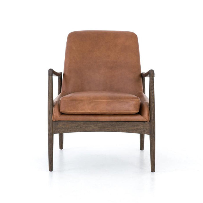 four hands braden leather chair