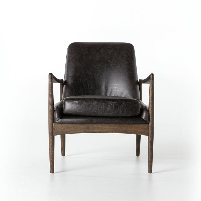 four hands braden leather chair