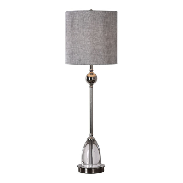 uttermost gallo nickel buffet lamp