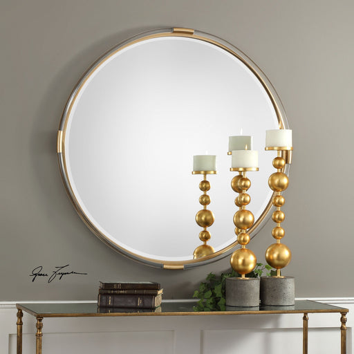 Uttermost Mirrors 09234 Allick Gold Square Mirrors (Set of 2