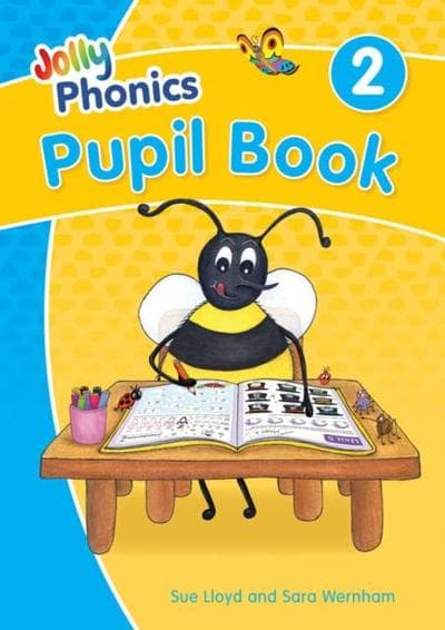 Jolly Phonics Pupil Book 2 – in Precursive Letters (Colour)