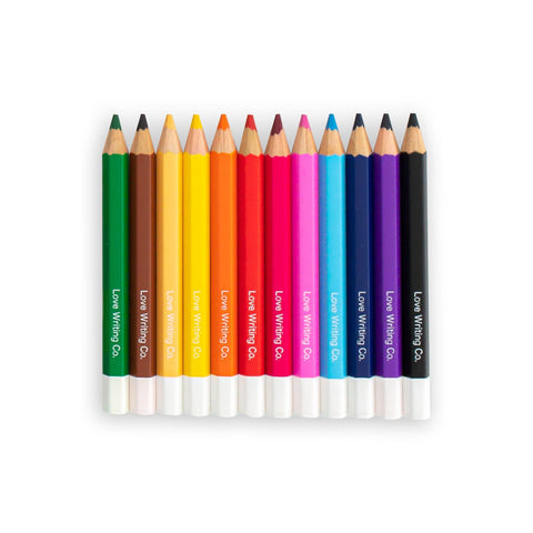 BIC Kids Evolution Illusion erasable pencil crayons box of 12 pcs 
