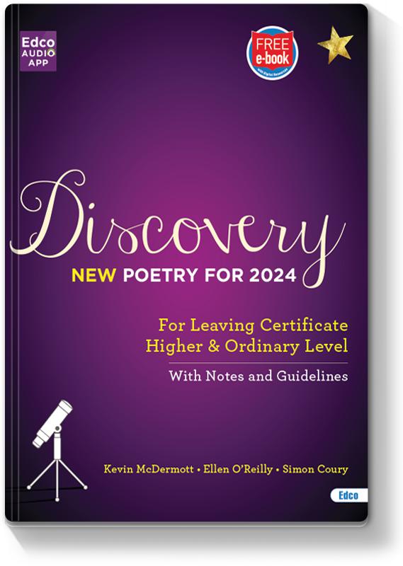 Discovery New Poetry for 2024 Higher & Ordinary Level Textbook a