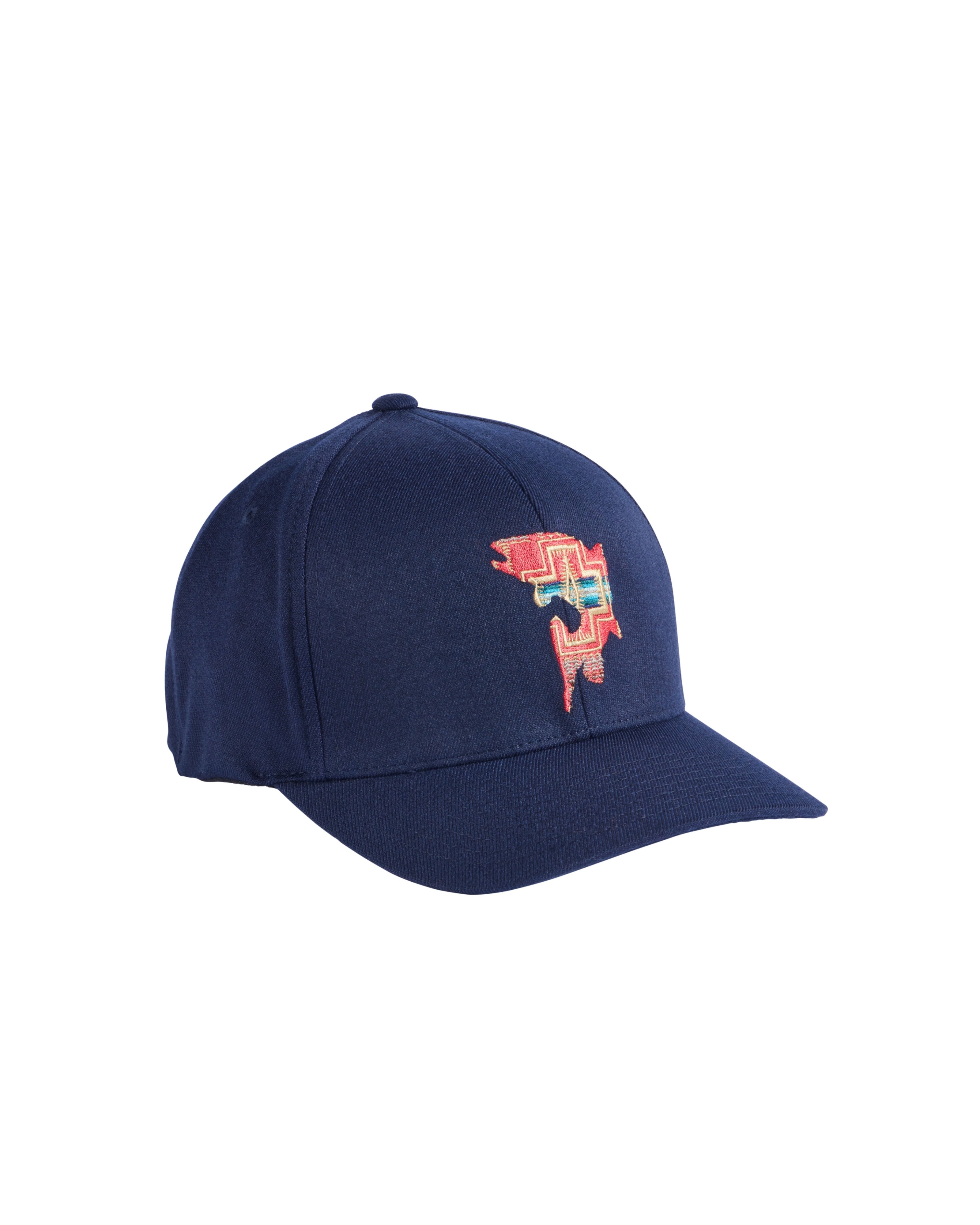 Pendleton Embroidered Hat in Navy with a Salmon