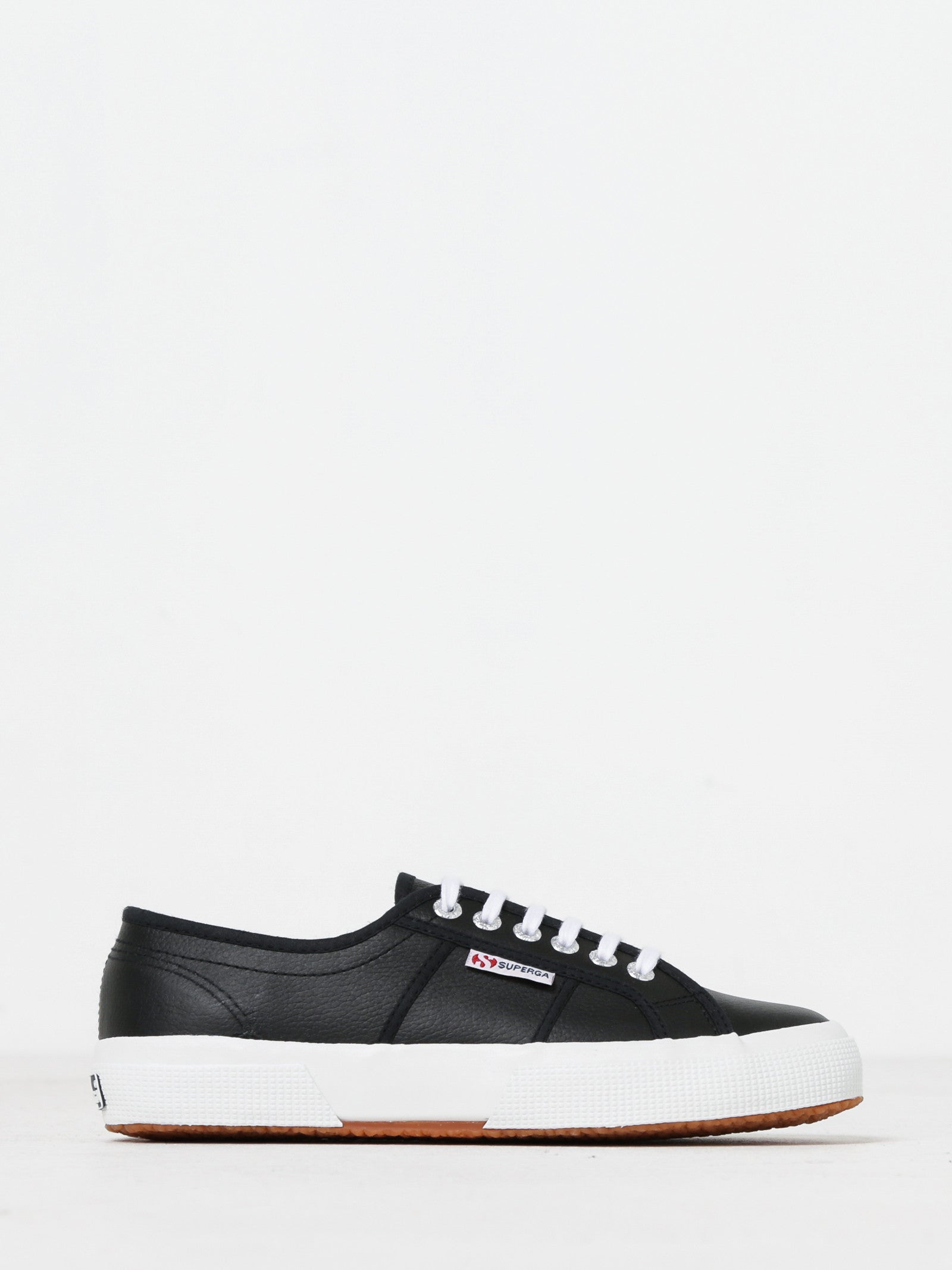 superga 2750 black leather