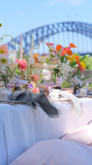 Picnic styling Sydney Harbour Bridge