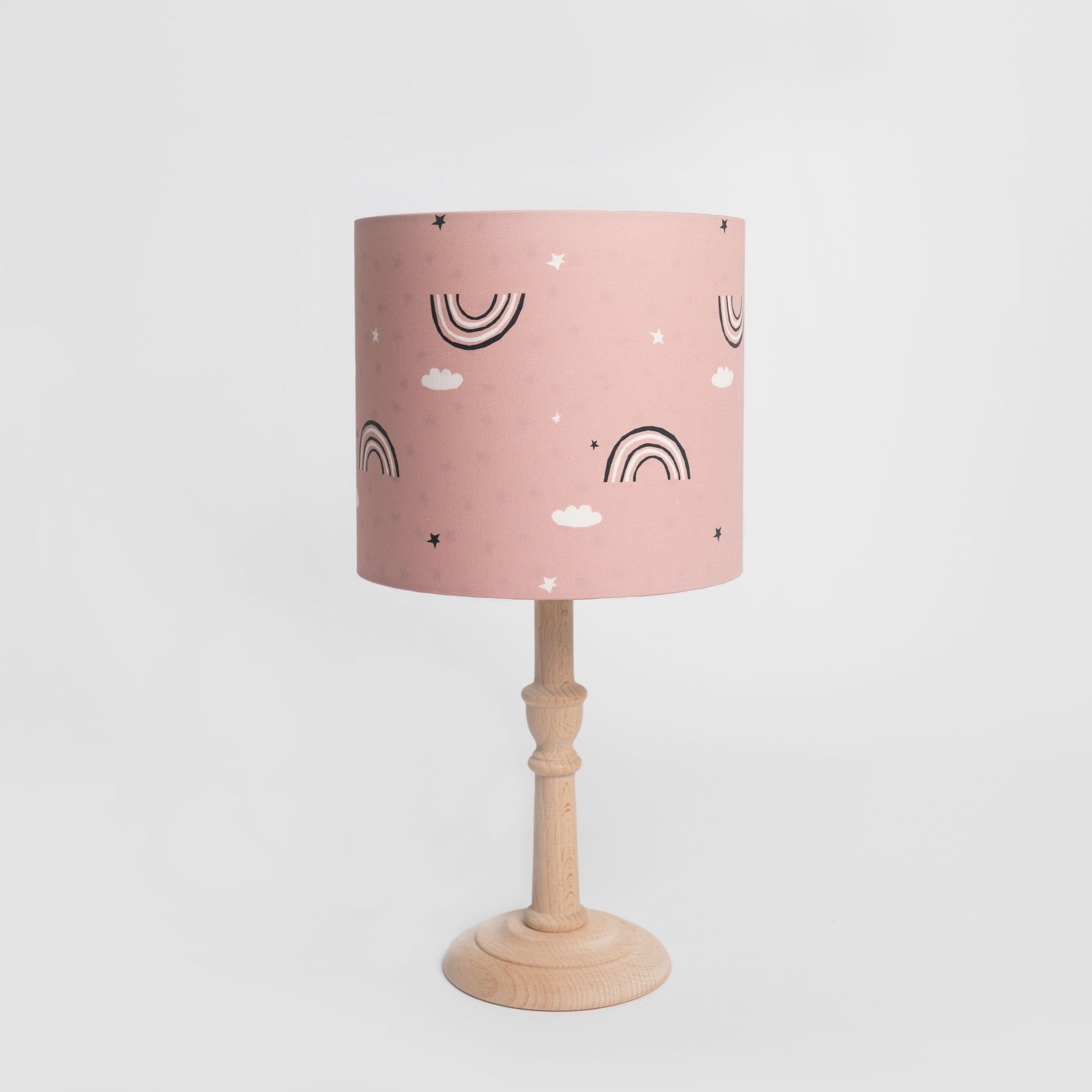 made pink lampshade