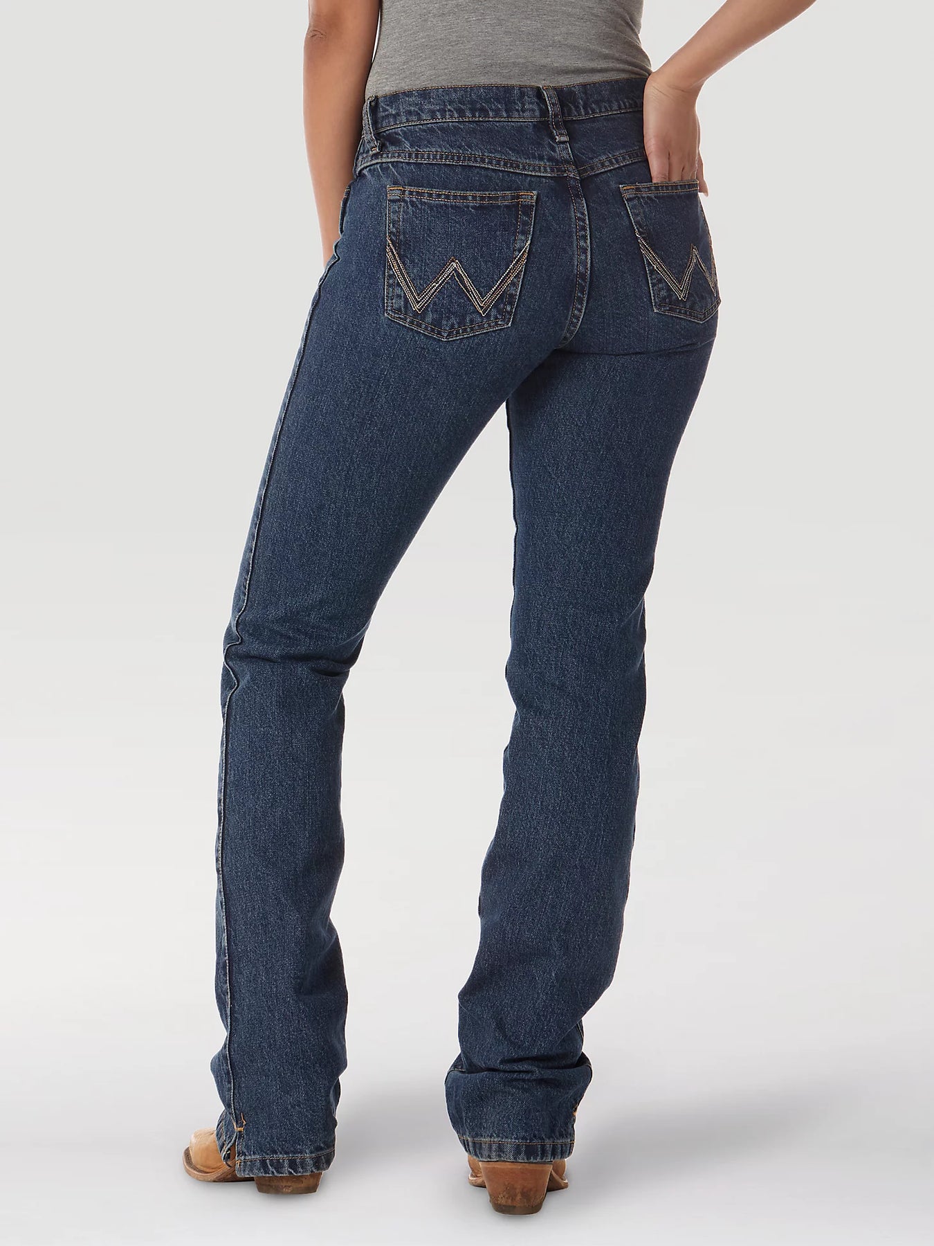 WRANGLER LADIES CASH MID-RISE JEANS - WRC10AS34 – Sheps Outfitters