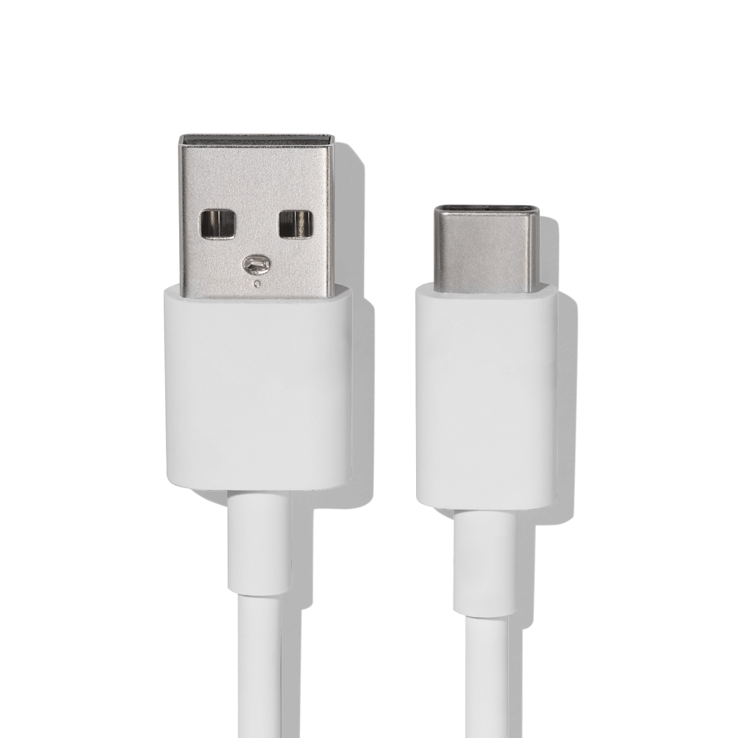 3.3' (1M) USB to C Charge Cable - White