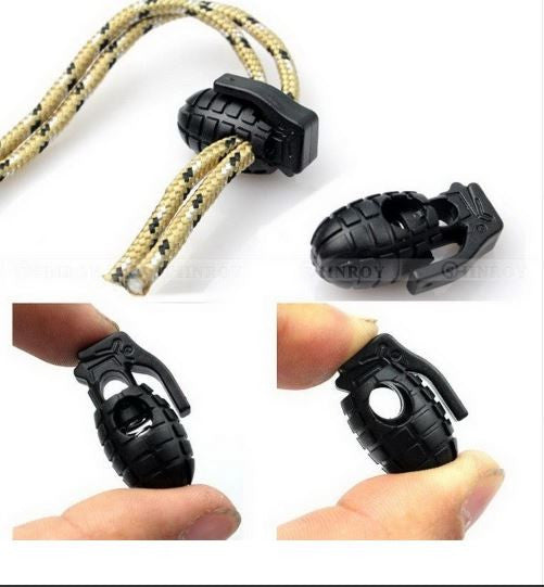 Grenade Type Shoe Lace Lock - 10 pcs/1 