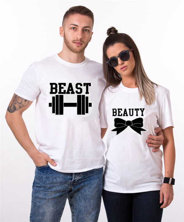 Couple T-Shirts - Good Morning Quote